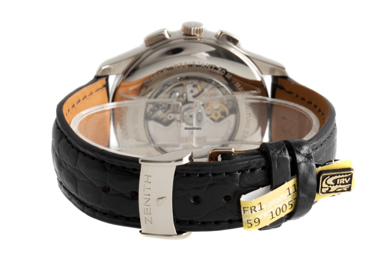 Zenith El Primero Chronograph Mens watch Unisex Automatic White gold 65.0520.4002 7