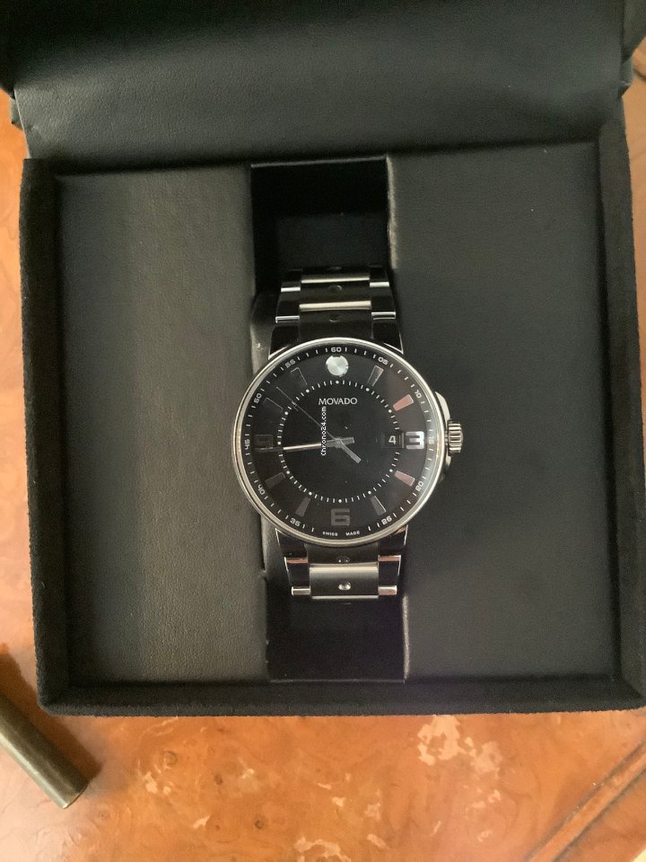 Movado SE Pilot Mens watch Unisex Quartz Steel 0606759 7