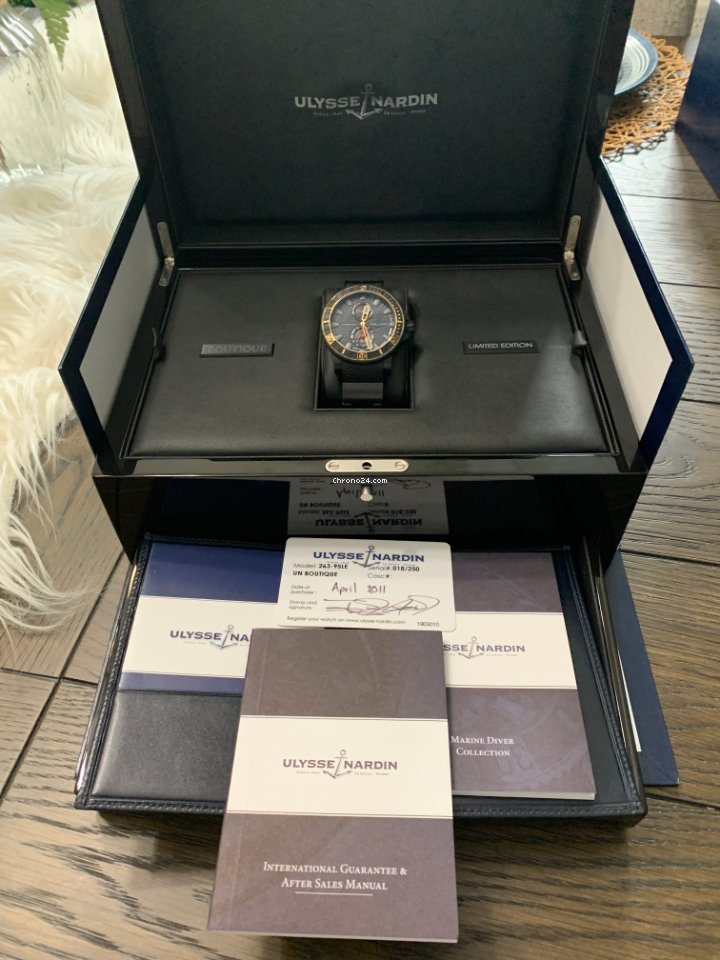 Ulysse Nardin Maxi Marine Diver Mens watch Unisex Automatic Steel 263-95-3C 7