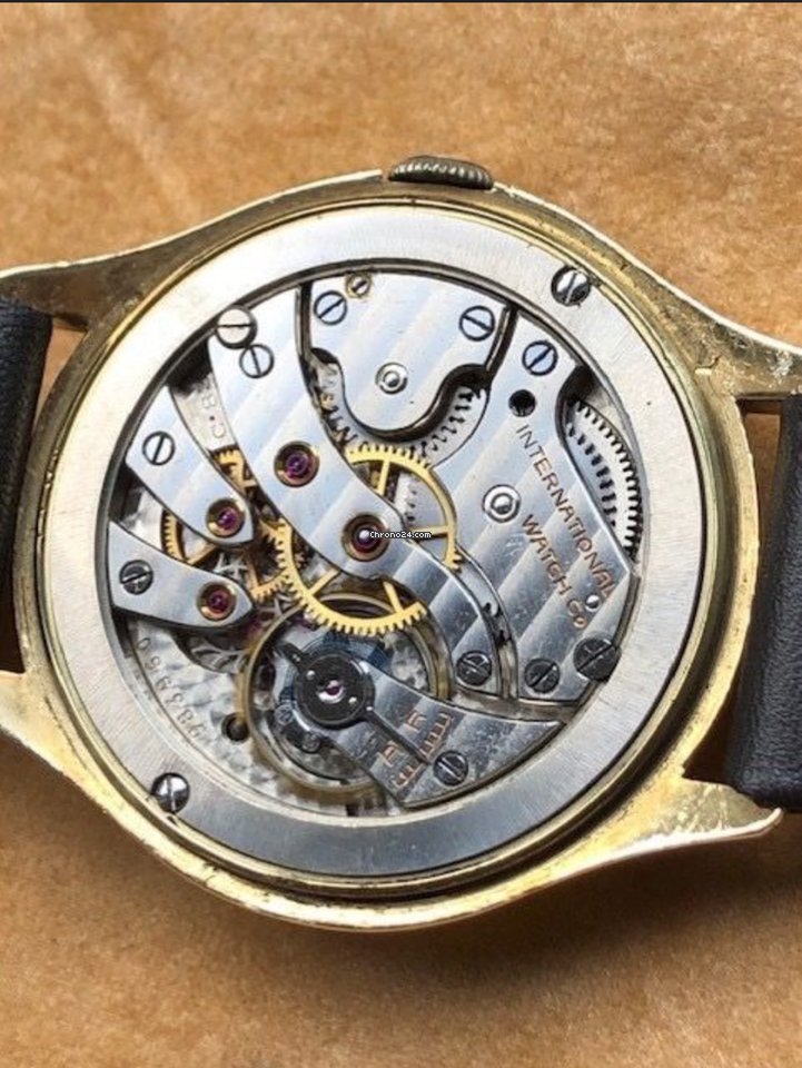 IWC Mens watch Unisex Manual winding Yellow gold 1025912 7