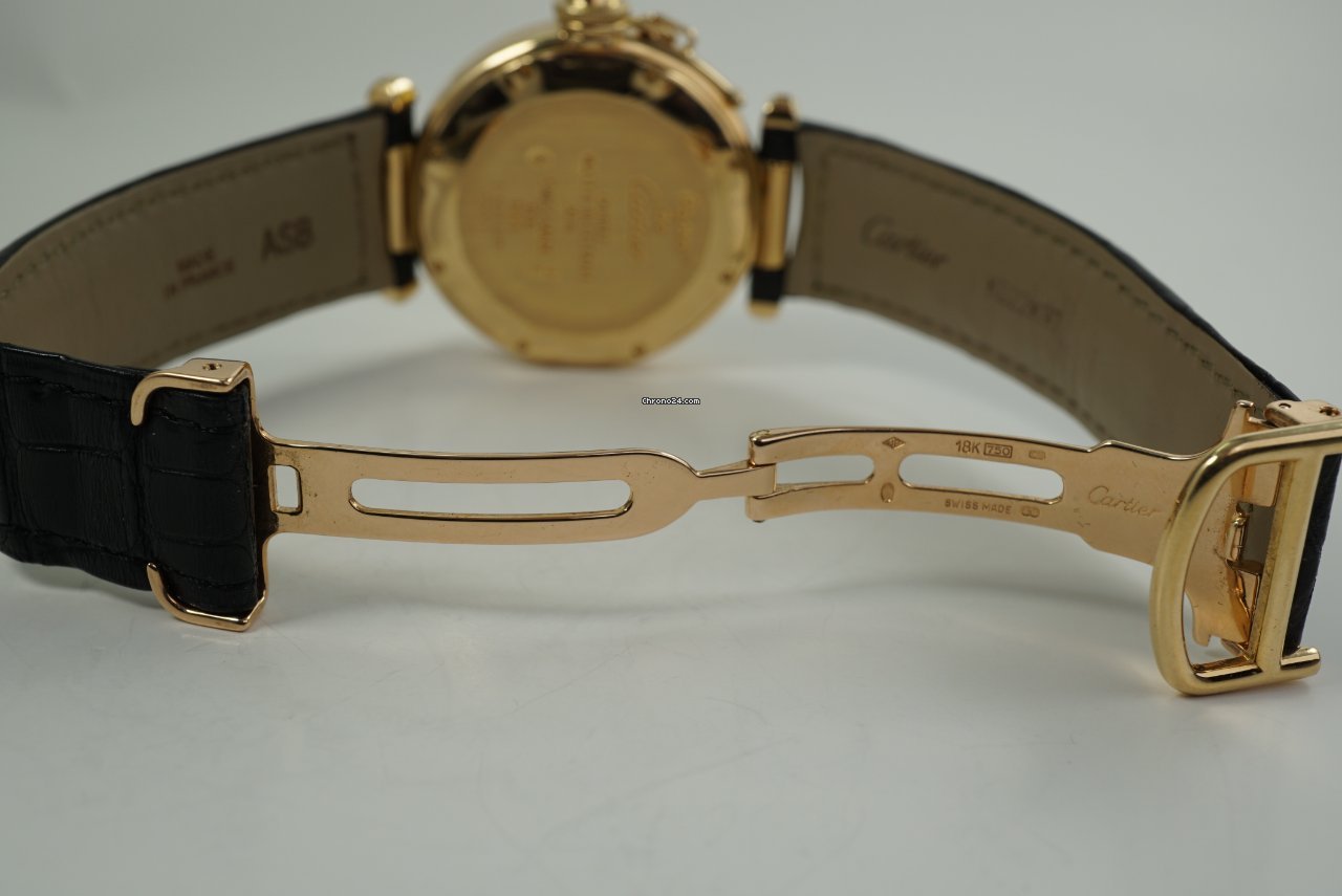 Cartier Pasha Mens watch Unisex Quartz Yellow gold 30001 7