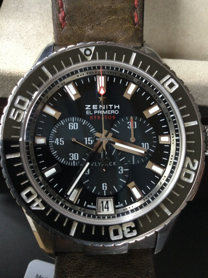 Zenith El Primero Stratos Flyback Mens watch Unisex Automatic Steel 03.2060.405 21.C714 7