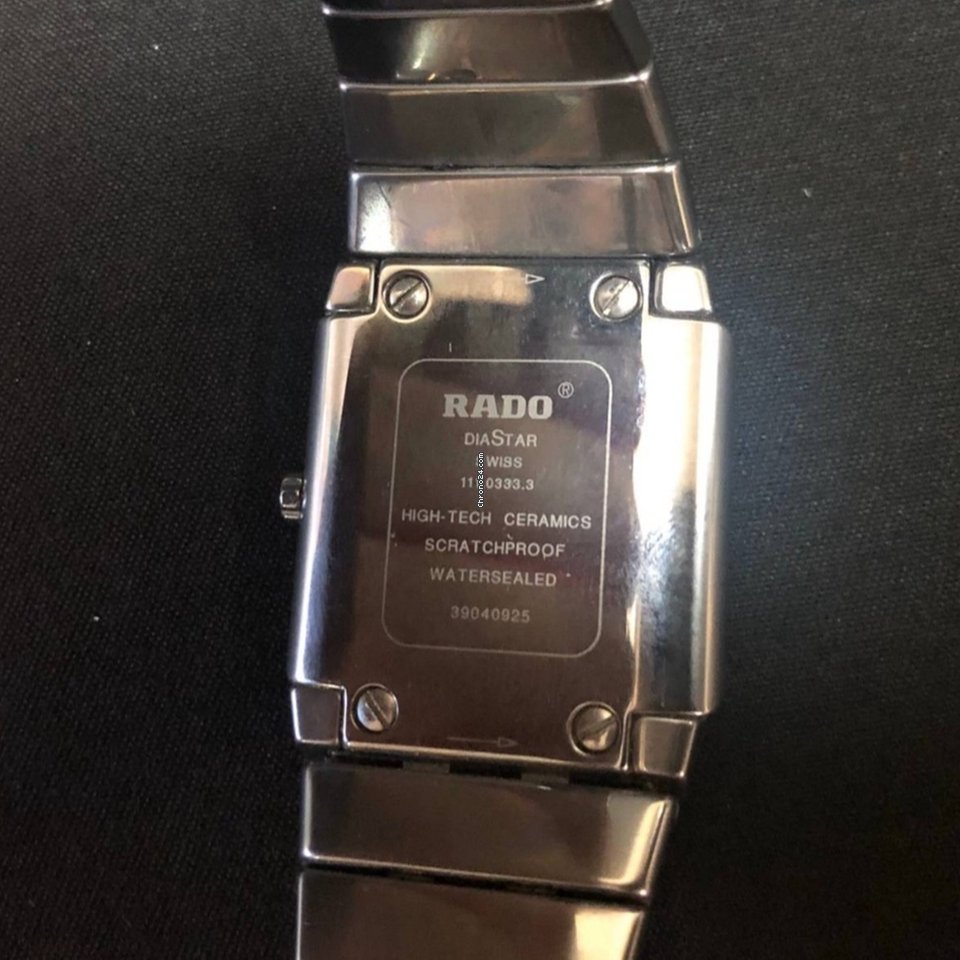 Rado Diastar Mens watch Unisex Quartz Steel 111.0333.3 7