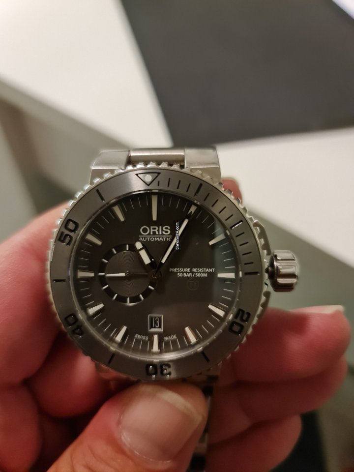 Oris Aquis Titan Mens watch Unisex Automatic Titanium 01 743 7664 7253-07 8 26 75PEB 7