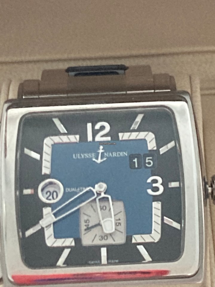 Ulysse Nardin Dual Time Mens watch Unisex Automatic Steel 243-93 7