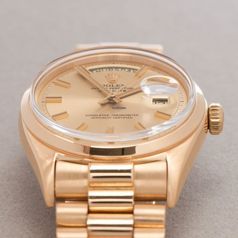 Rolex Day-Date 36 Mens watch Unisex Yellow gold Automatic 1802 7