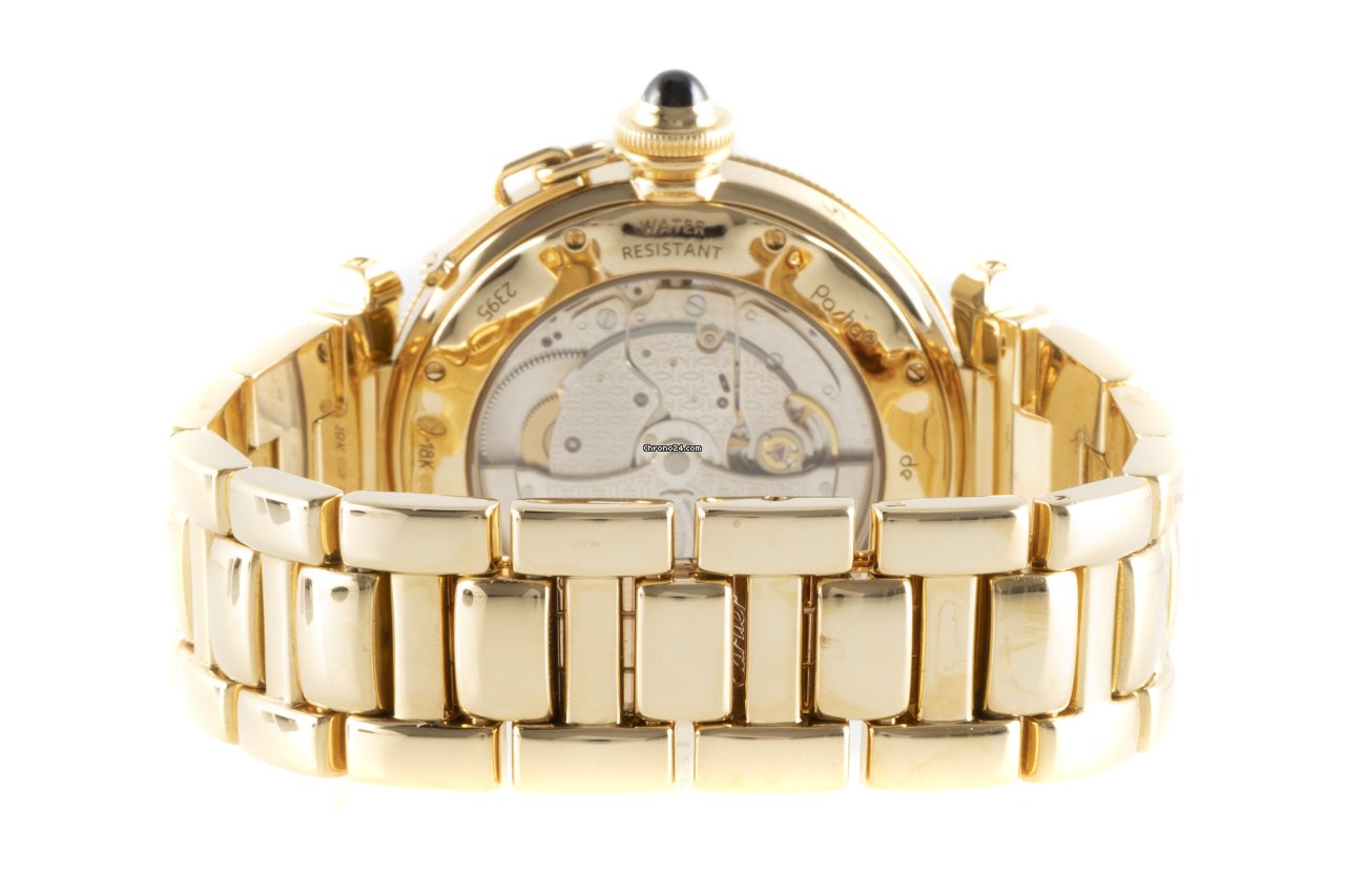 Cartier Pasha Mens watch Unisex Automatic Yellow gold 2395 7