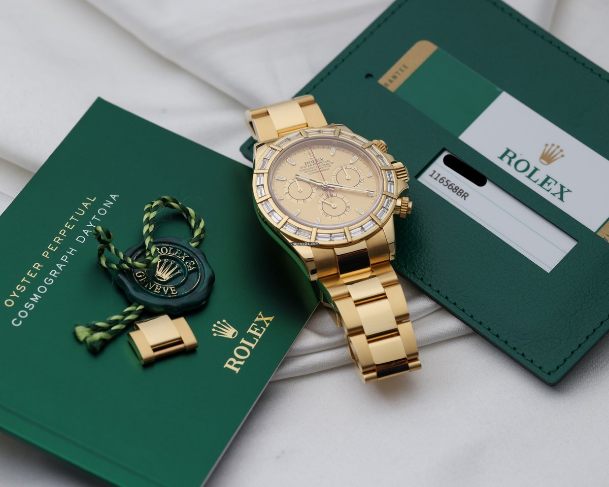 Rolex Daytona Mens watch Unisex Yellow gold Automatic 116568BR 7