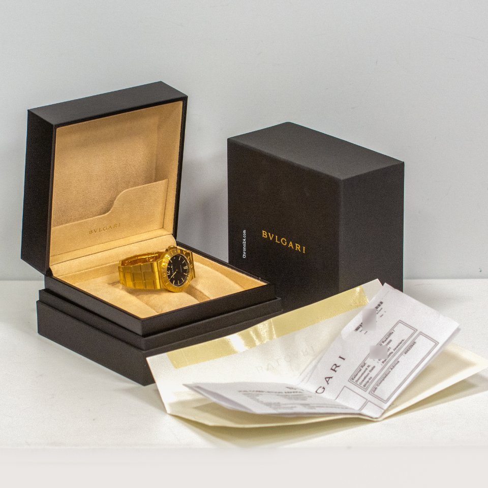 Bulgari Diagono Mens watch Unisex Automatic Yellow gold LCV 35 G 7