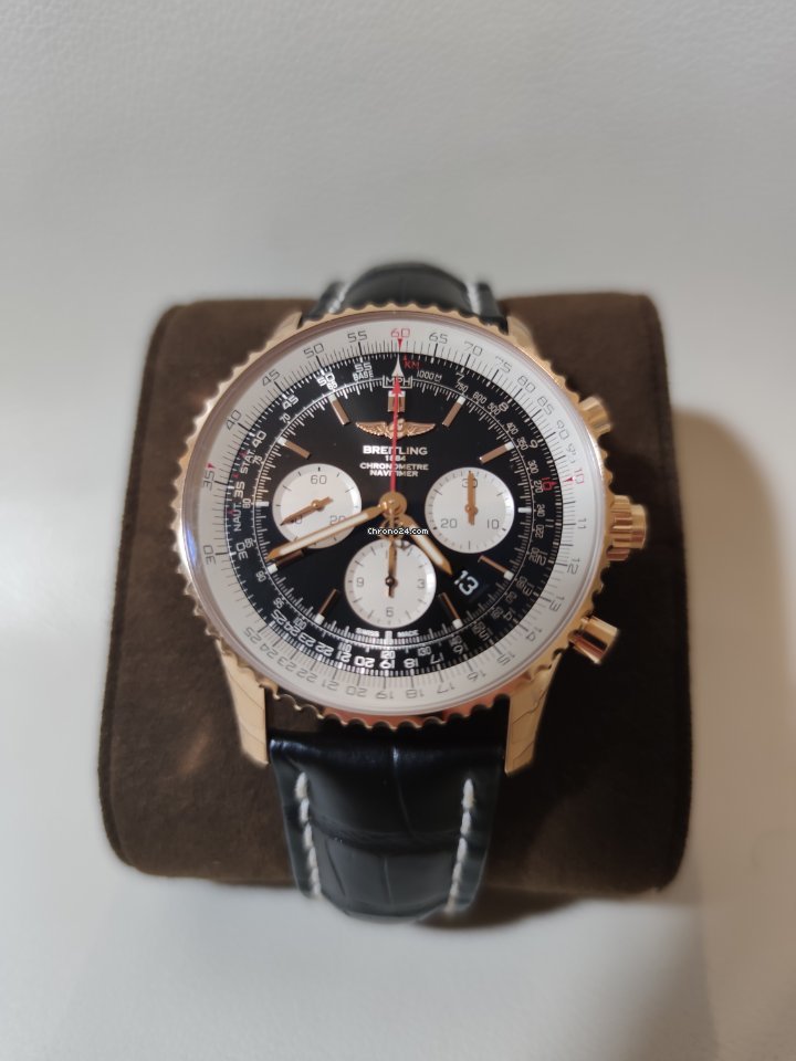 Breitling Navitimer Rattrapante Mens watch Unisex Automatic Rose gold RB031121 BG11 760P R20BA.1 7