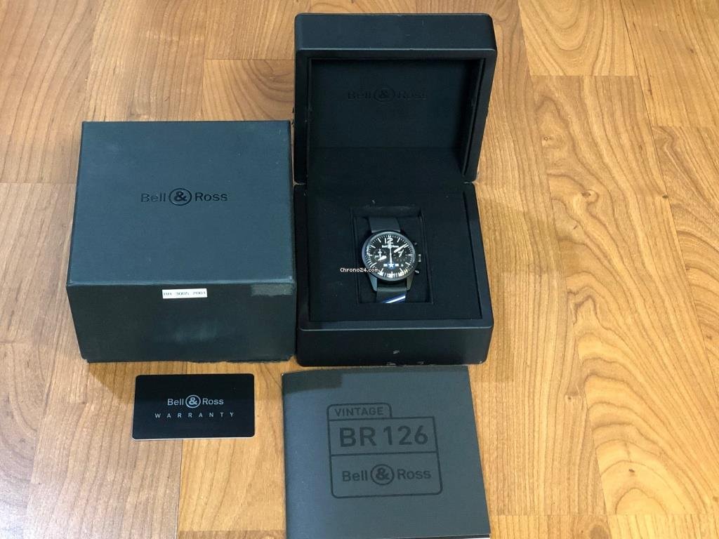 Bell & Ross BR V1 Mens watch Unisex Automatic Steel BRV126-BL-CA-CO FR 7