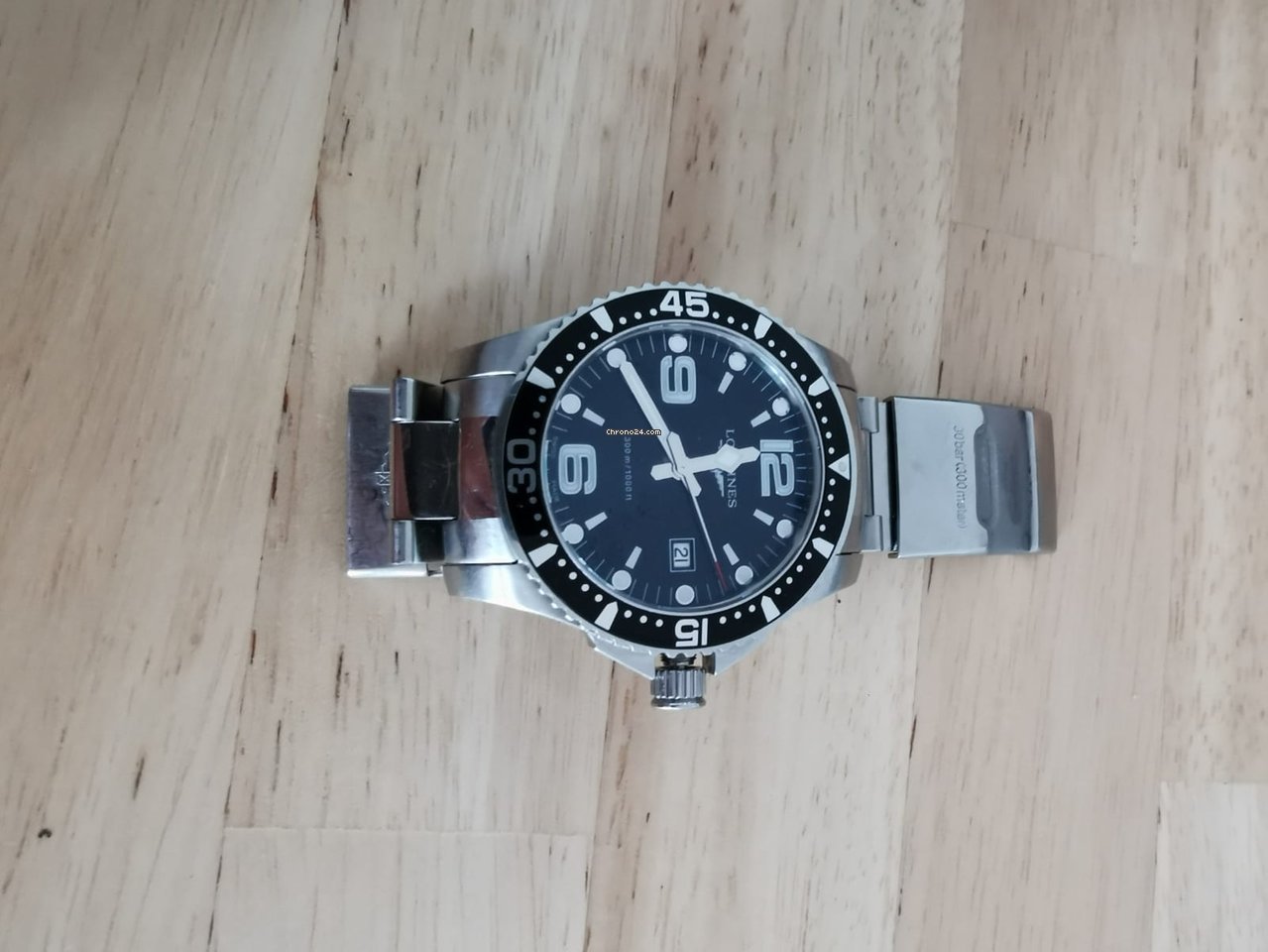Longines HydroConquest Mens watch Unisex Quartz Steel L3.640.4 7