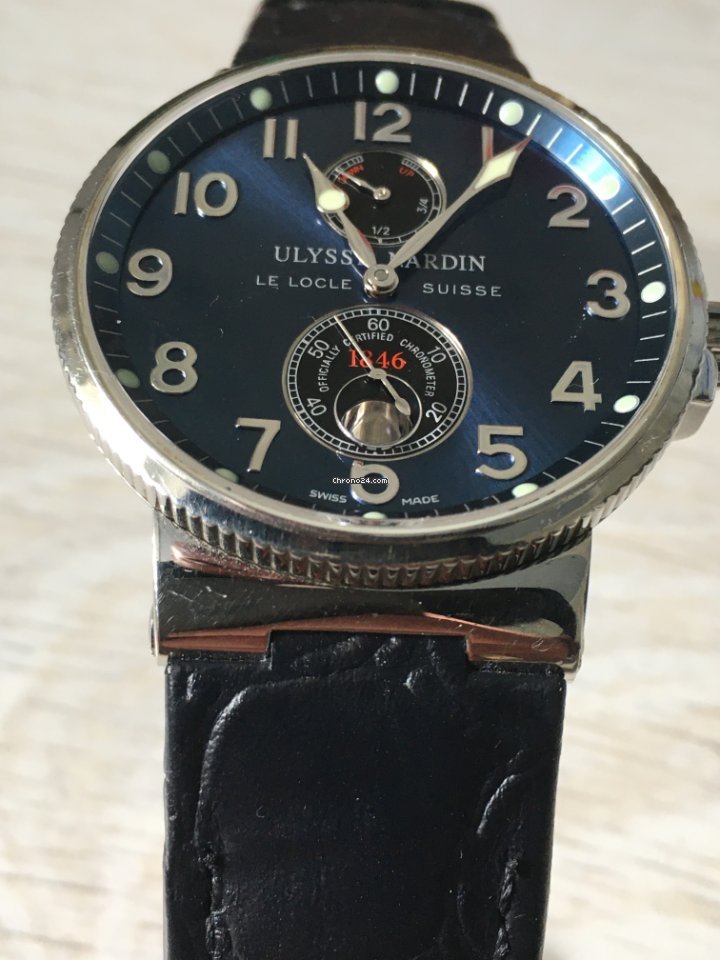 Ulysse Nardin Marine Chronometer 41mm Mens watch Unisex Automatic Steel 263-66 62 7