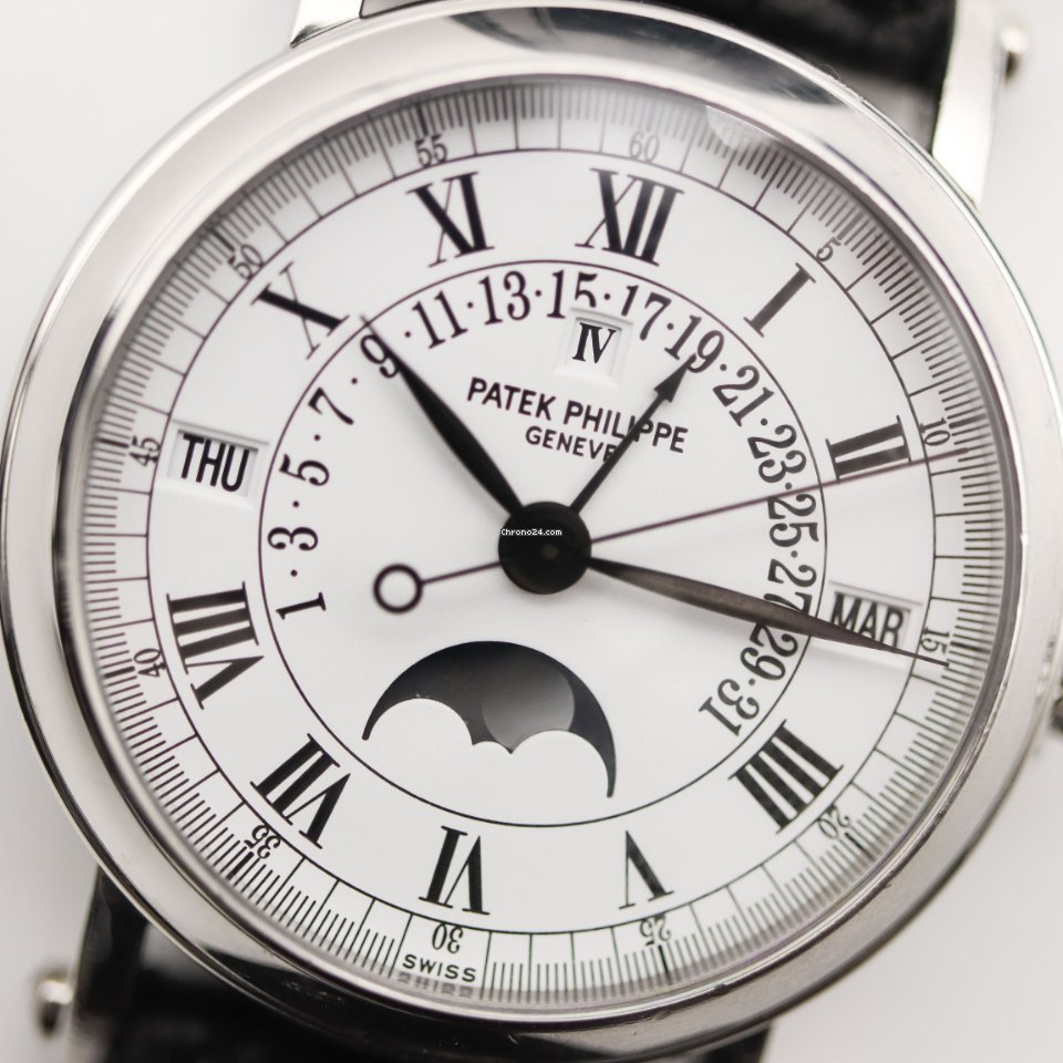 Patek Philippe Perpetual Calendar Mens watch Unisex Automatic Platinum 5059P 7