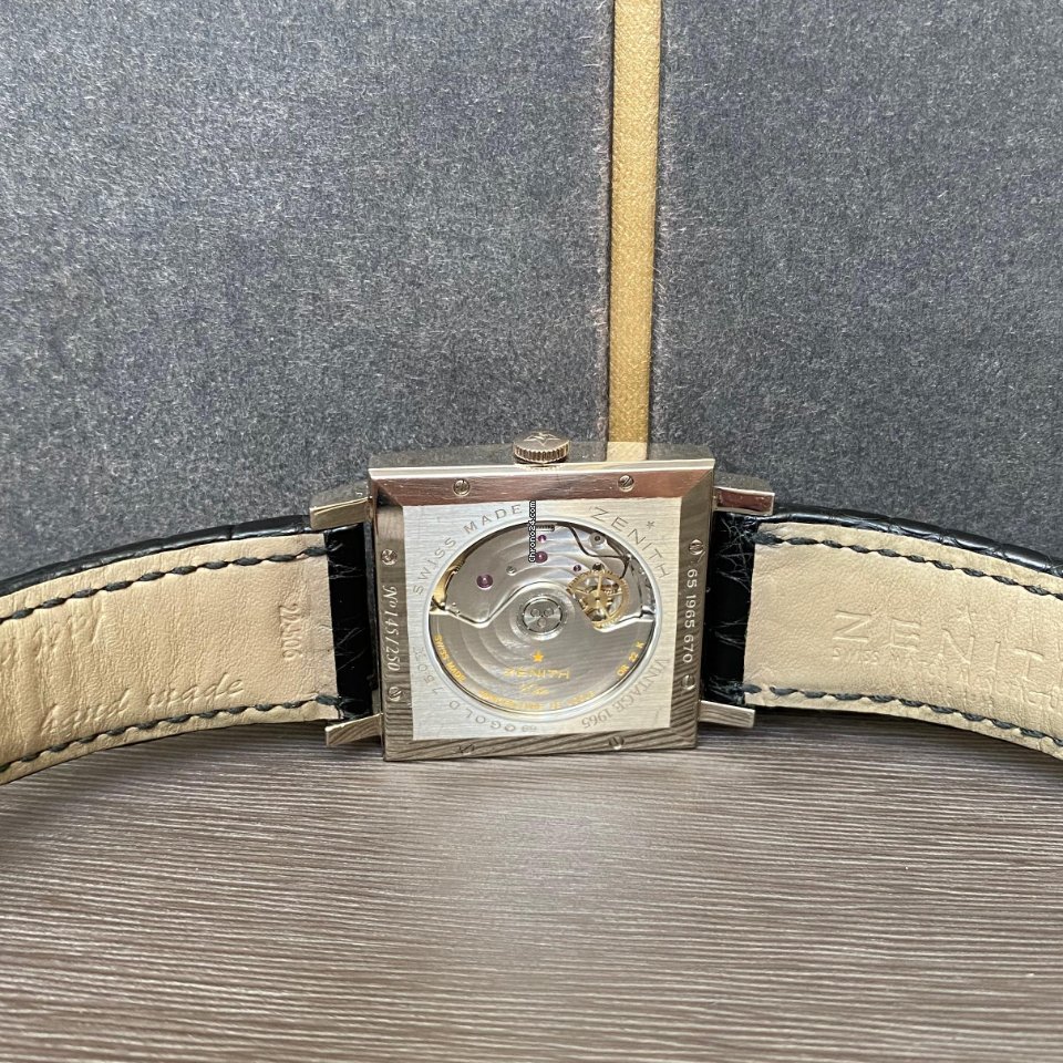 Zenith New Vintage 1965 Mens watch Unisex Automatic White gold 65.1965.670 7