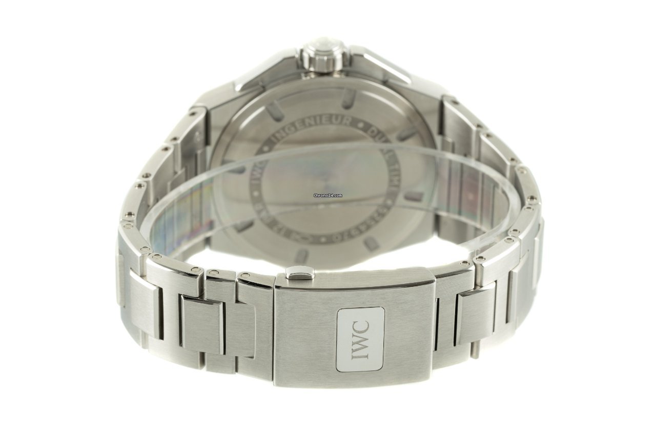 IWC Ingenieur Dual Time Mens watch Unisex Automatic Steel IW324402 7