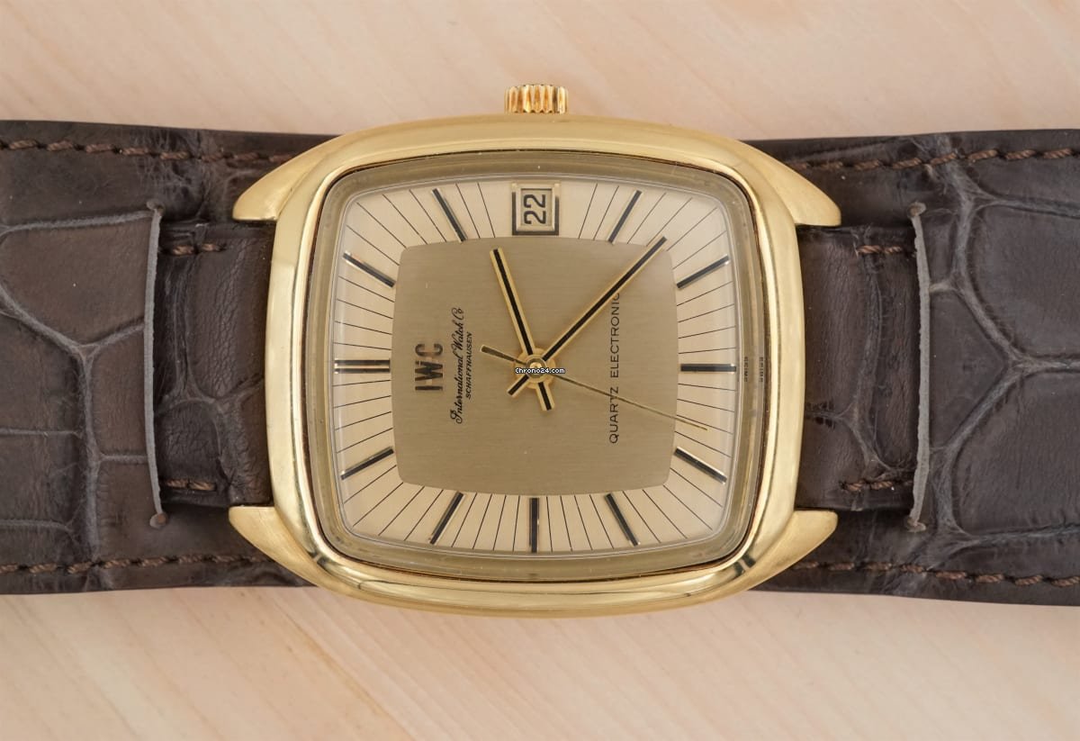 IWC Mens watch Unisex Quartz Yellow gold 3203 7