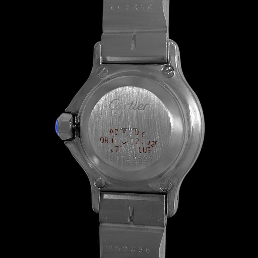 Cartier Mens watch Unisex Automatic Gold Steel 8437ST 7