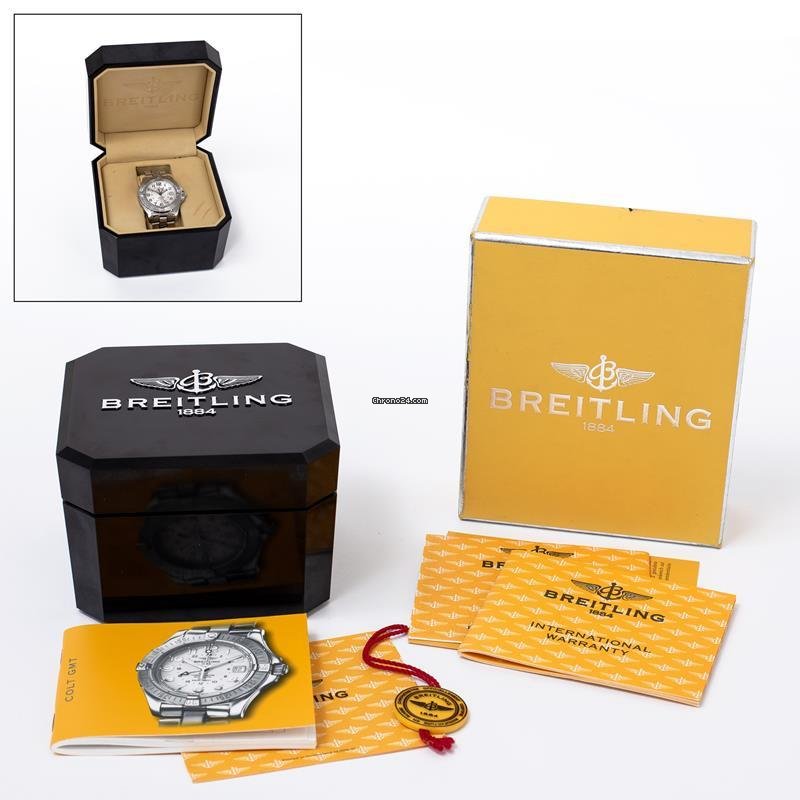 Breitling Colt GMT Mens watch Unisex Automatic Steel A32350 7
