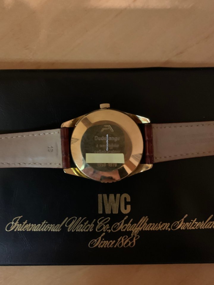 IWC Mens watch Unisex Automatic Yellow gold 1810 7