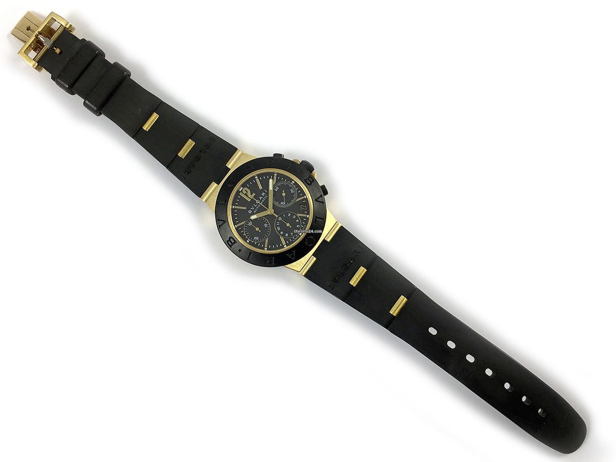 Bulgari Diagono Mens watch Unisex Automatic Yellow gold AC38G 7
