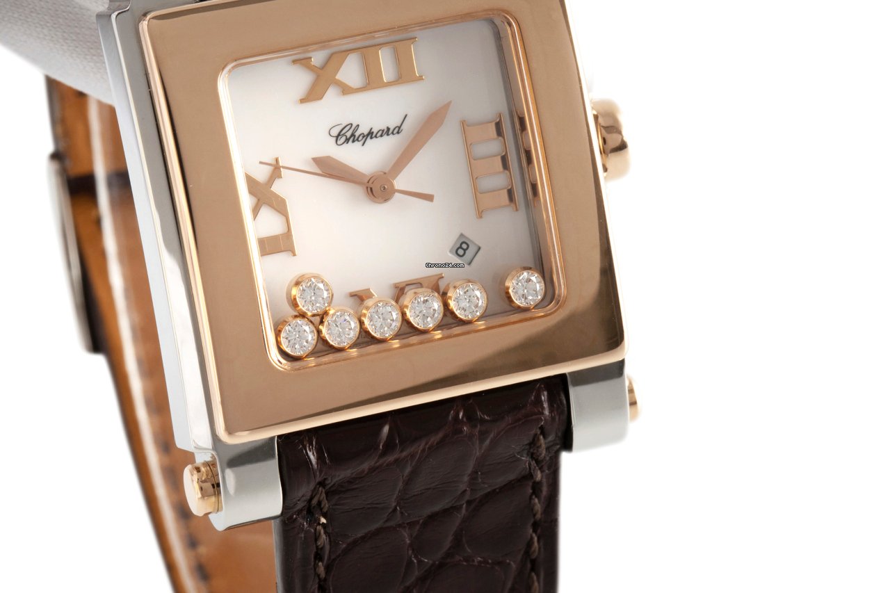Chopard Happy Sport Womens watch Quartz Gold Steel 278497-9001 7
