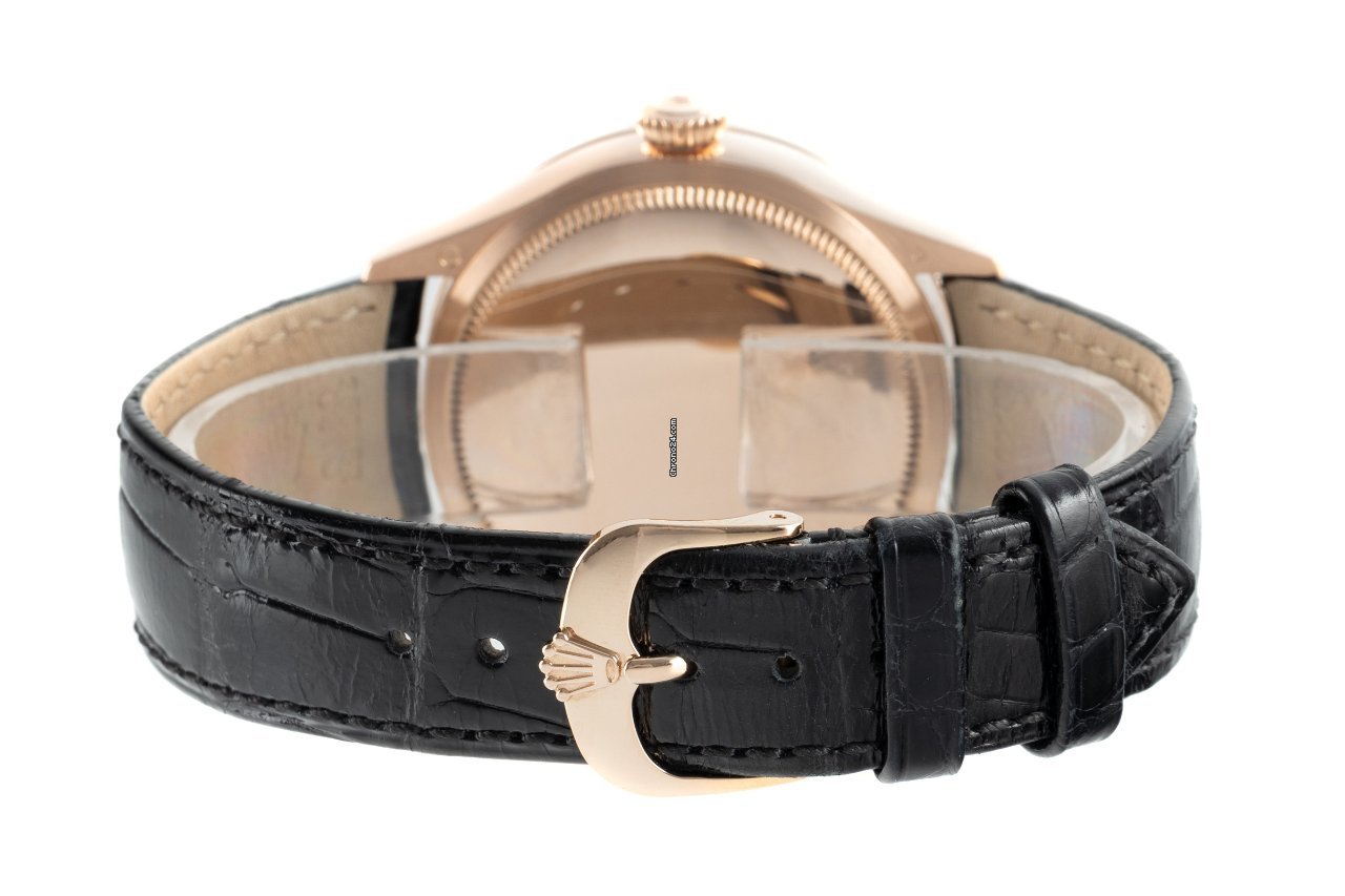 Rolex Cellini Dual Time Mens watch Unisex Red gold Automatic 50525 7