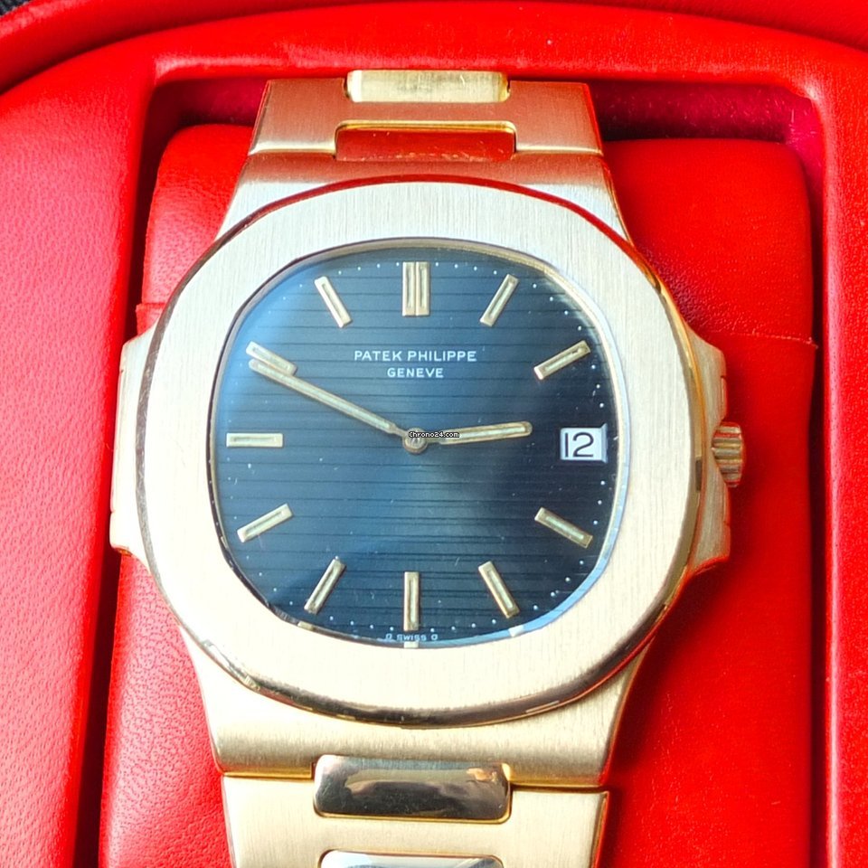 Patek Philippe Nautilus Mens watch Unisex Automatic Yellow gold 3700 1 PP Nautilus GG Jumbo 7