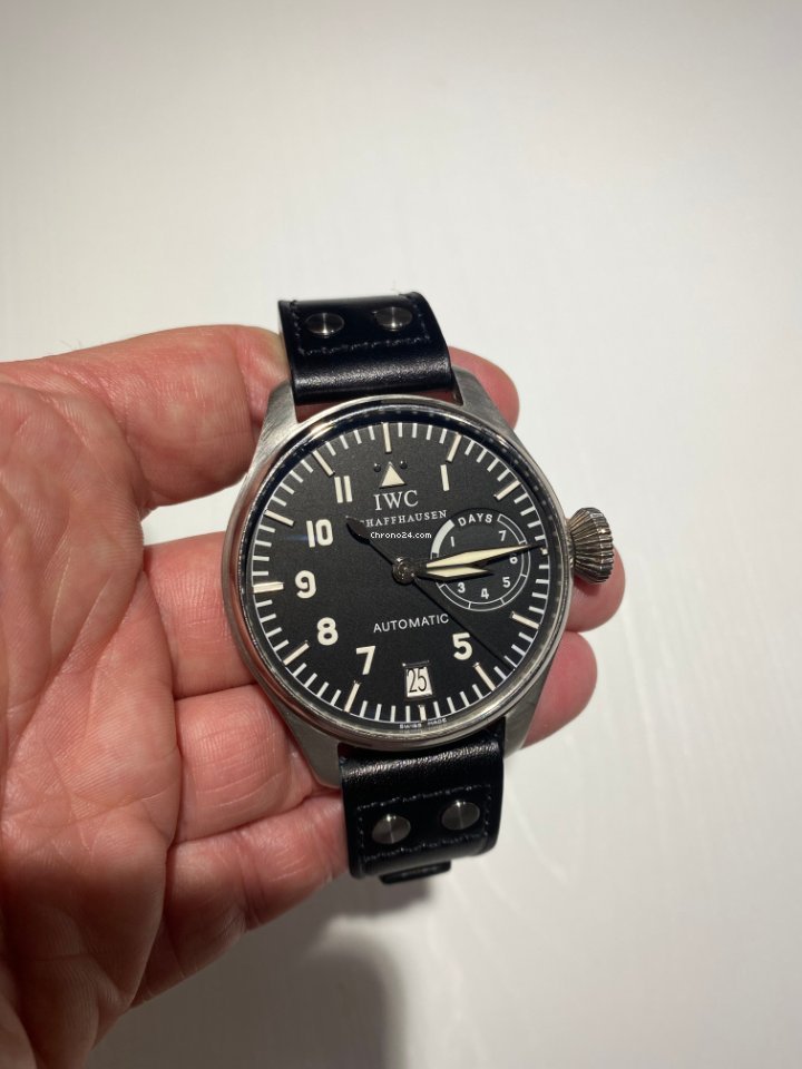 IWC Big Pilot Mens watch Unisex Automatic Platinum IW5002 7