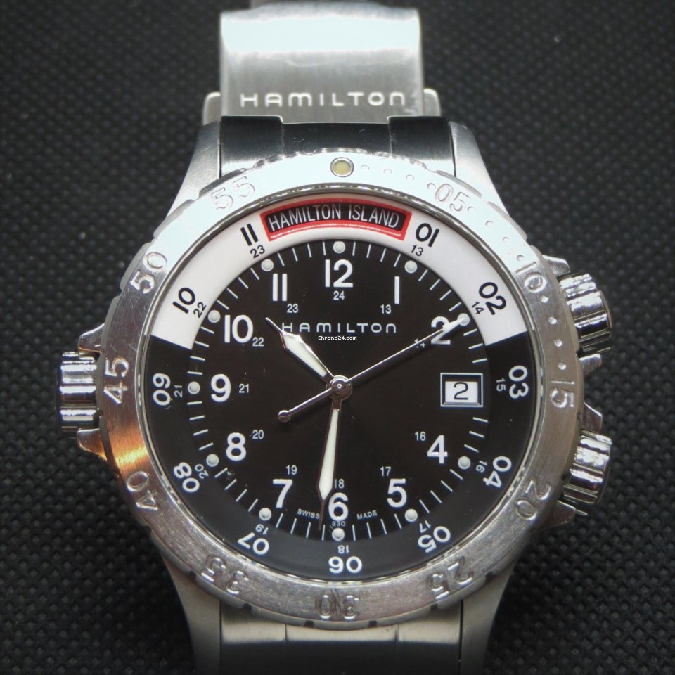 Hamilton Khaki Navy Sub Mens watch Unisex Quartz Steel H74511333 7