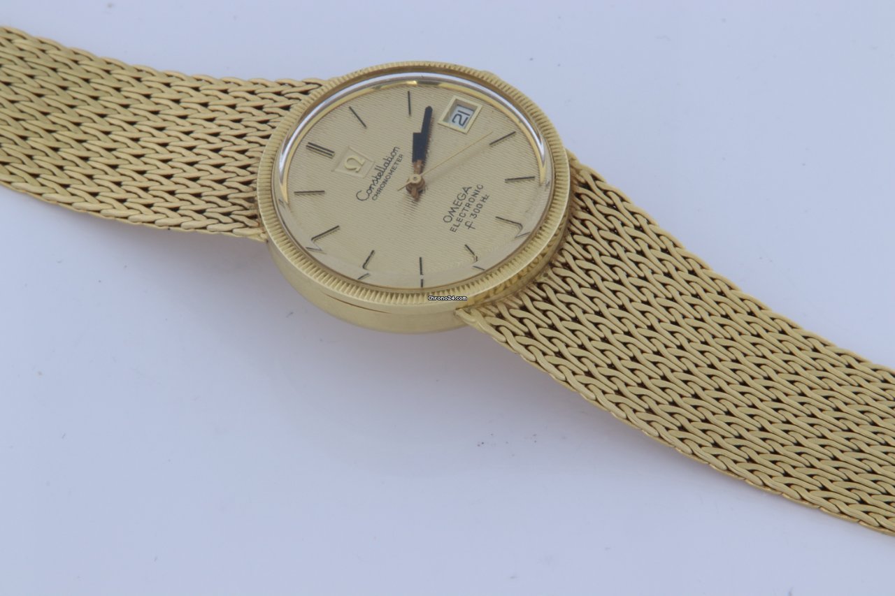 Omega Constellation Mens watch Unisex Quartz Yellow gold f300Hz 7