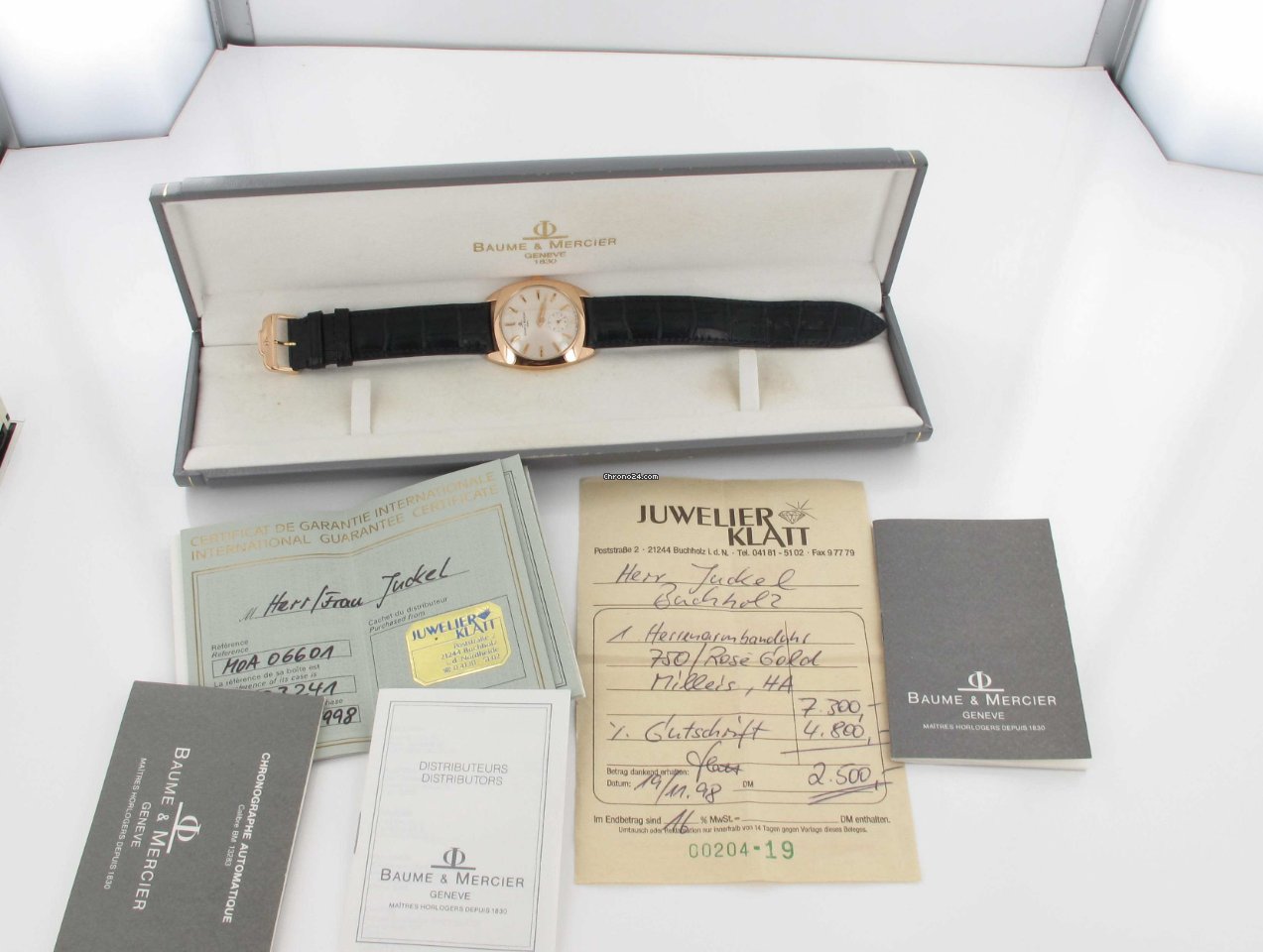 Baume & Mercier Manual winding Rose gold MV045178 7