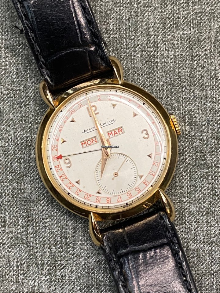Jaeger-LeCoultre Mens watch Unisex Manual winding Rose gold Jaeger LeCoultre caliber 474 A 7