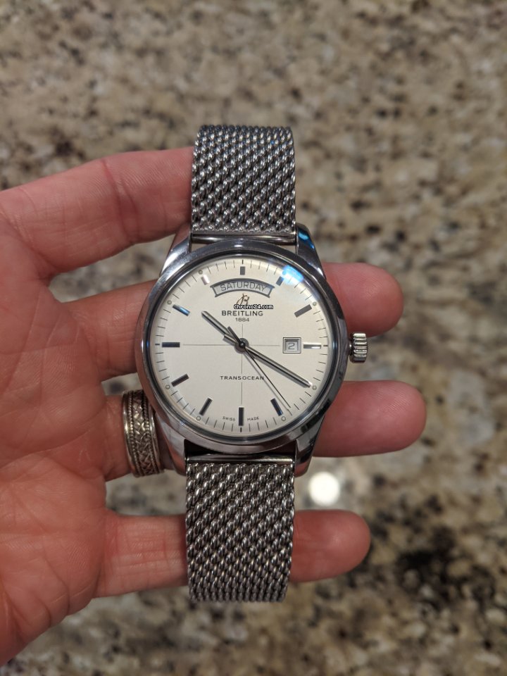 Breitling Transocean Day & Date Mens watch Unisex Automatic Steel A45310121G1A1 7