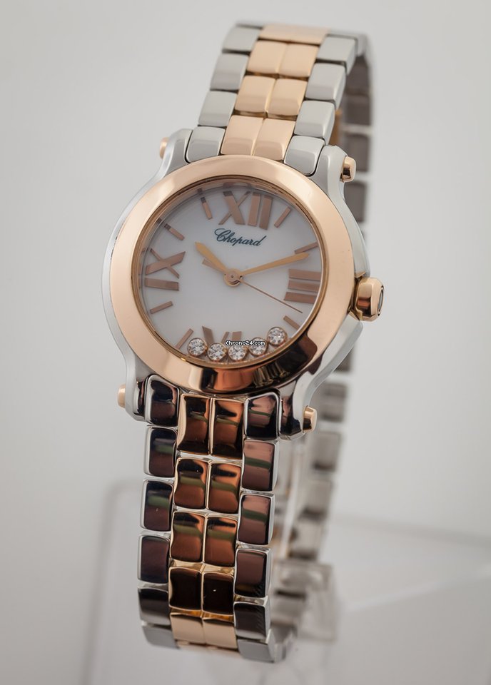 Chopard Happy Sport Womens watch Quartz Gold Steel 278509-6003 7