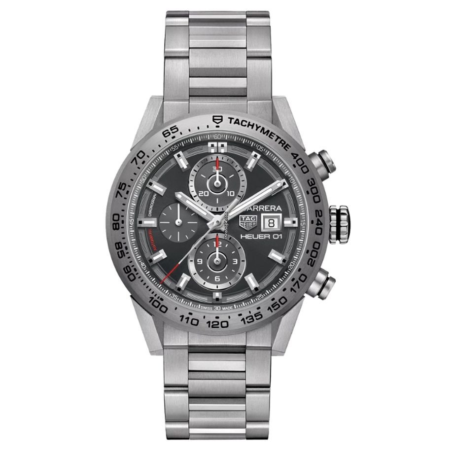 TAG Heuer Carrera Calibre HEUER 01 Mens watch Unisex Automatic Titanium CAR208Z.BF0719 7