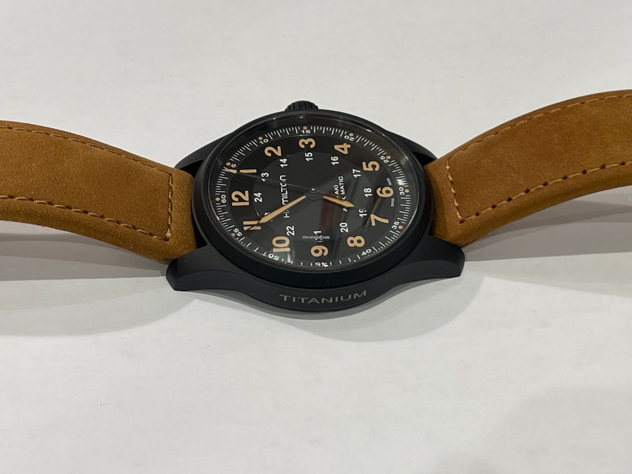 Hamilton Khaki Field Titanium Mens watch Unisex Automatic Titanium H70665533 7