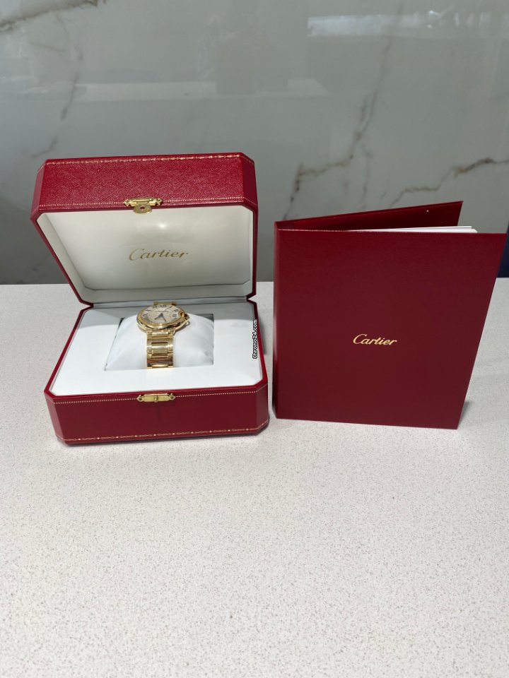 Cartier Ballon Bleu 36mm Womens watch Automatic Yellow gold W69003Z2 7