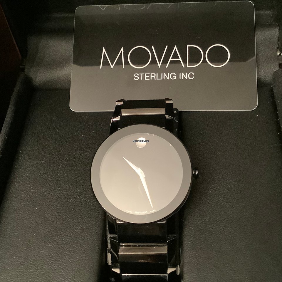 Movado Sapphire Mens watch Unisex Quartz Steel 0606882 7
