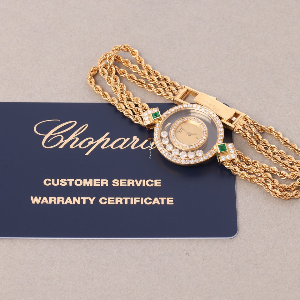 Chopard Happy Diamonds Womens watch Quartz Yellow gold 4066 7
