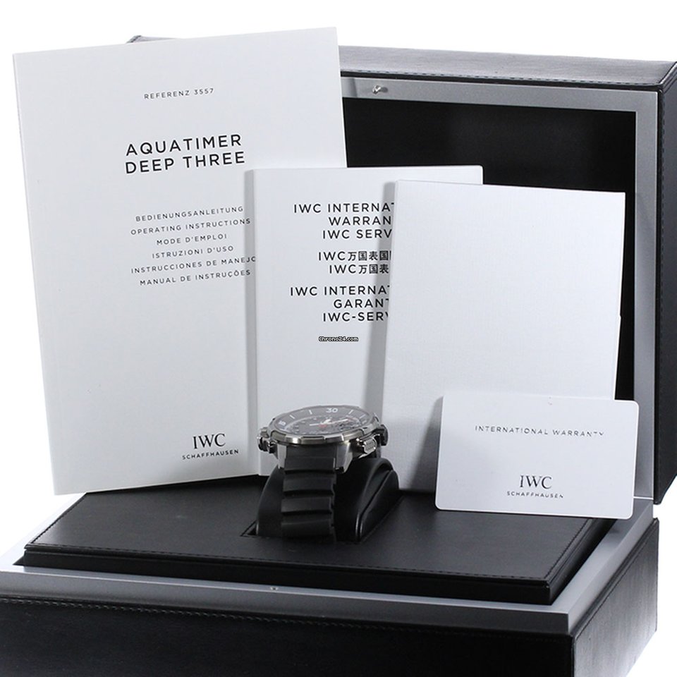 IWC Aquatimer Deep Three Mens watch Unisex Automatic Titanium IW355701 7