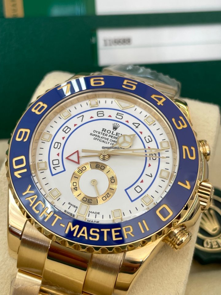 Rolex Yacht-Master II Mens watch Unisex Yellow gold Automatic 116688 7