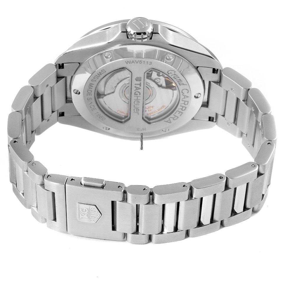 TAG Heuer Grand Carrera Mens watch Unisex Automatic Steel WAV5113.BA0901 7