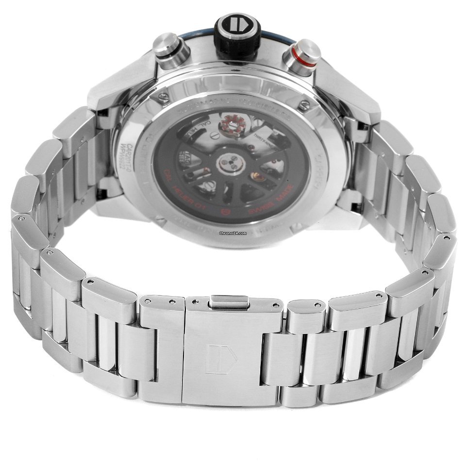 TAG Heuer Carrera Calibre HEUER 01 Mens watch Unisex Automatic Steel CAR201T.BA0766 7