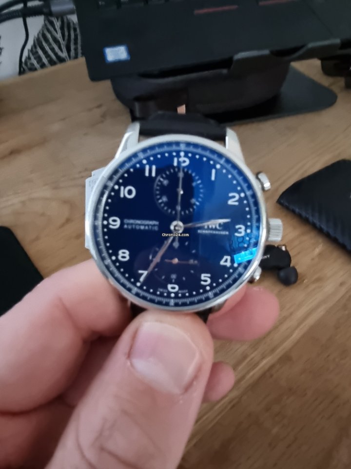 IWC Portuguese Chronograph Mens watch Unisex Automatic Steel 371601 7