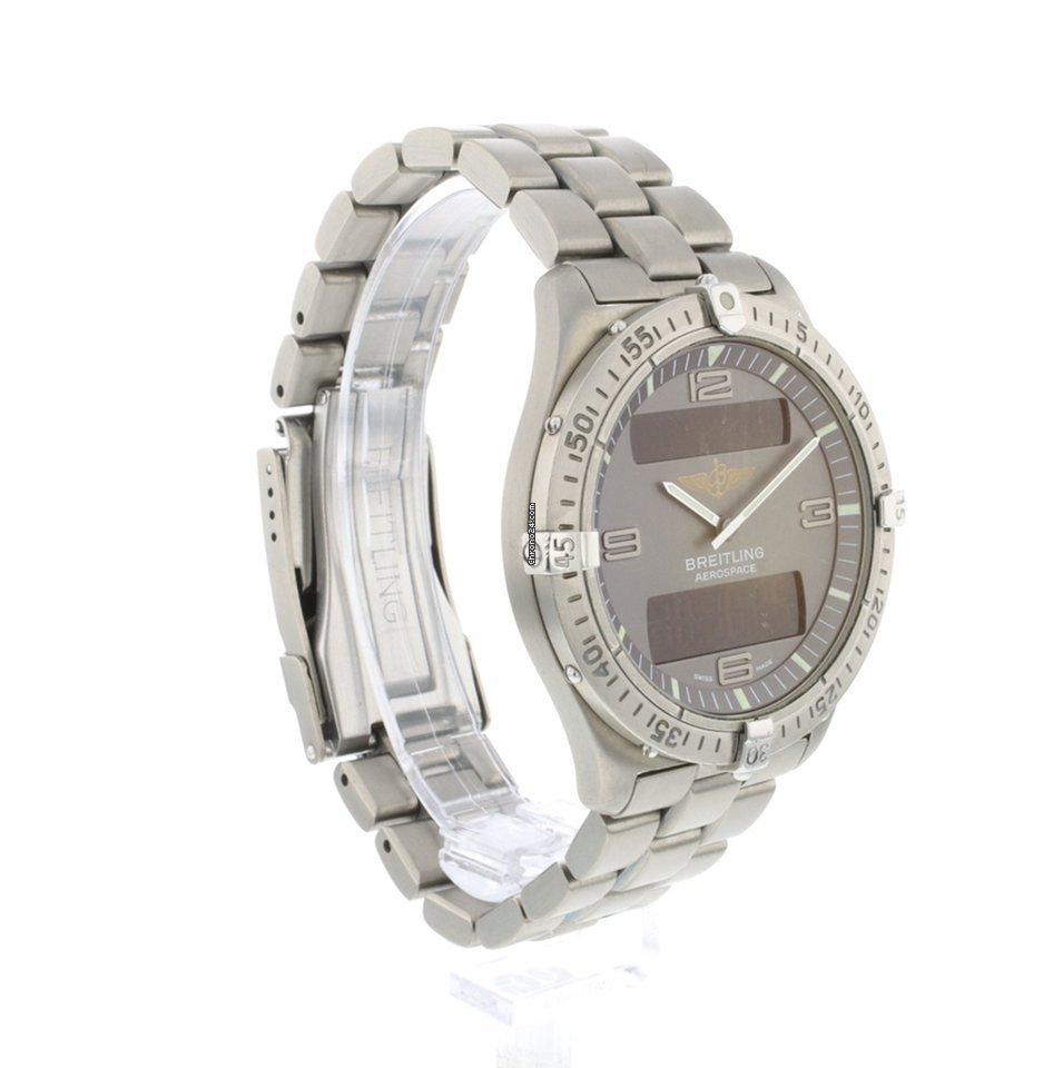 Breitling Aerospace Mens watch Unisex Quartz Titanium E56062 7