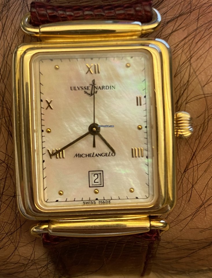 Ulysse Nardin Michelangelo Mens watch Unisex Automatic Yellow gold 181-42 7