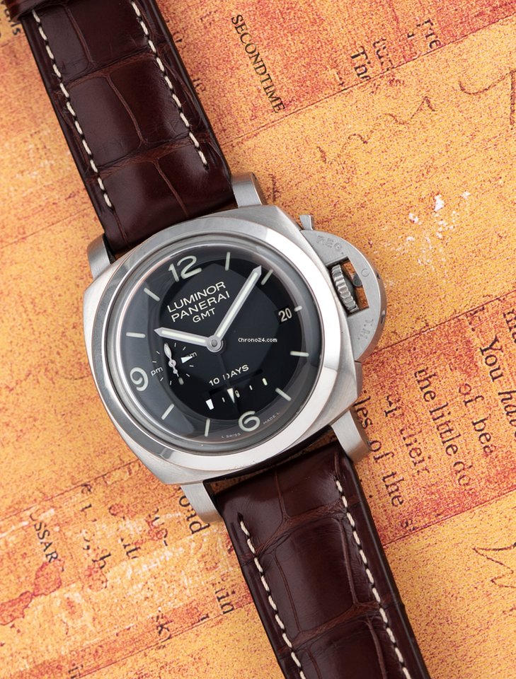 Panerai Luminor 1950 10 Days GMT Mens watch Unisex Automatic Steel PAM 00270 7