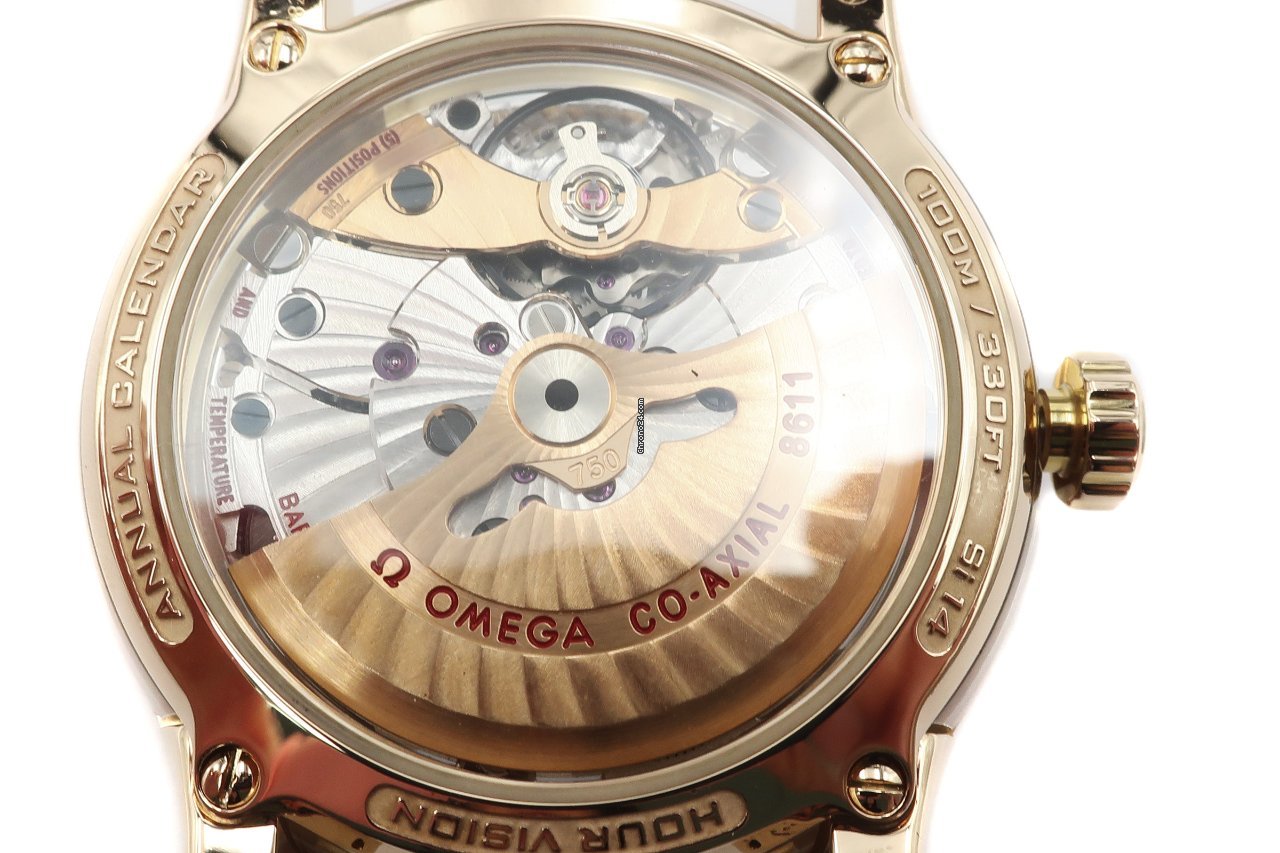 Omega De Ville Hour Vision Mens watch Unisex Automatic Red gold 431.63.41.22.02.001 7