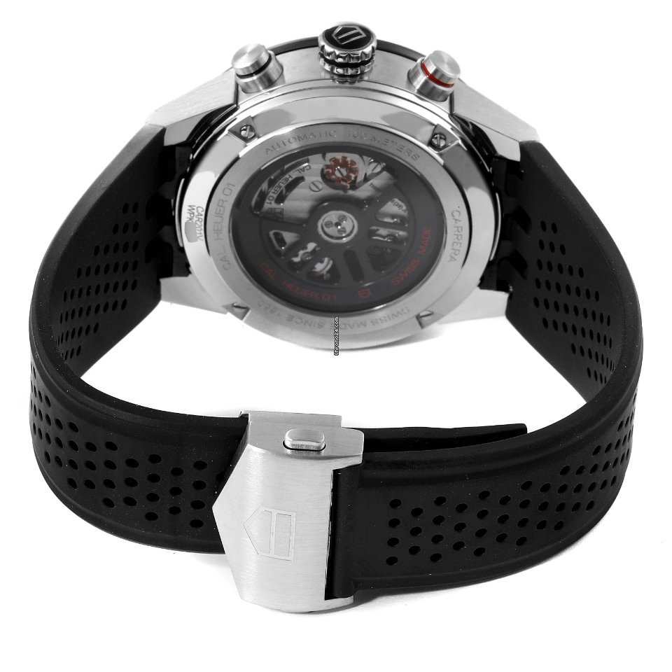 TAG Heuer Carrera Calibre HEUER 01 Mens watch Unisex Automatic Steel CAR201V.BA0714 7